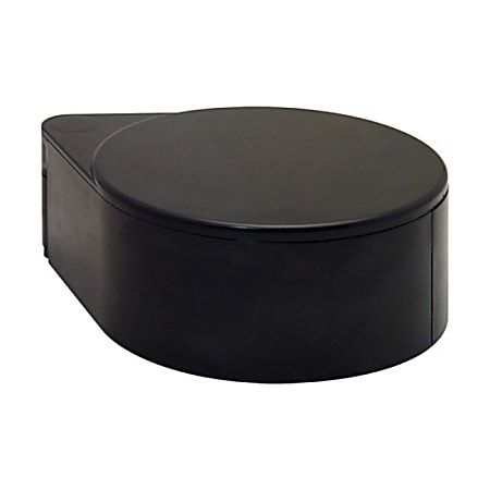 Winco 3-Tray Glass Rimmer, Black