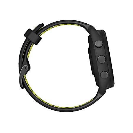 Garmin Forerunner 265S Running Smartwatch BlackAmp Yellow - Office