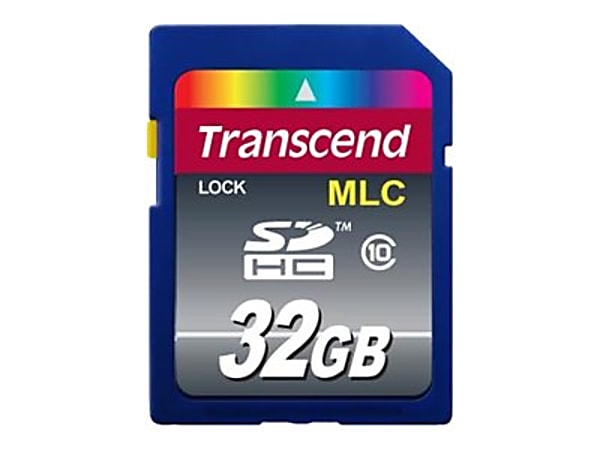 Transcend - Flash memory card - 32 GB - Class 10 - SDHC