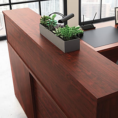 Sauder top reception desk