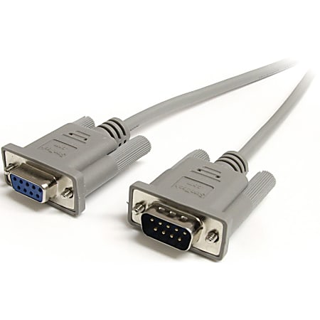 StarTech.com 3 ft Straight Through Serial Cable - DB9 M/F