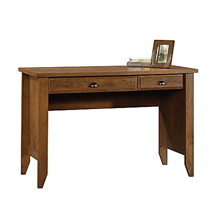 Sauder® Shoal Creek 48"W Computer Desk With Flip Down Computer Tray, Oiled Oak