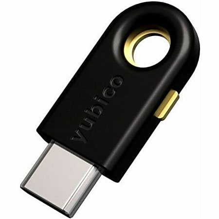 Yubico YubiKey 5C Two factor authentication 2FA security key connect ...