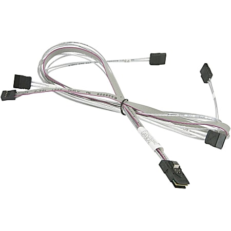 Supermicro SAS/SATA Data Transfer Cable - SAS/SATA Data Transfer Cable for Storage Equipment - First End: 1 x 36-pin SFF-8087 Mini-SAS - Second End: 4 x 7-pin SATA - 1