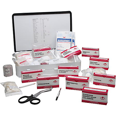 SKILCRAFT First Aid Kit, Office Size, 20-25 People (AbilityOne 6545-00-656-1094)