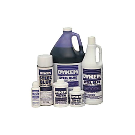 ITW Professional Brands DYKEM® Layout Fluid, Brush-In-Cap, 8 Oz, Blue