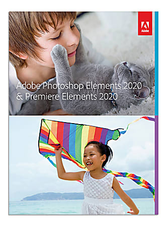 Adobe&reg; Photoshop&reg; Elements And Premiere Elements 2020, For PC/Mac&reg;, Disc