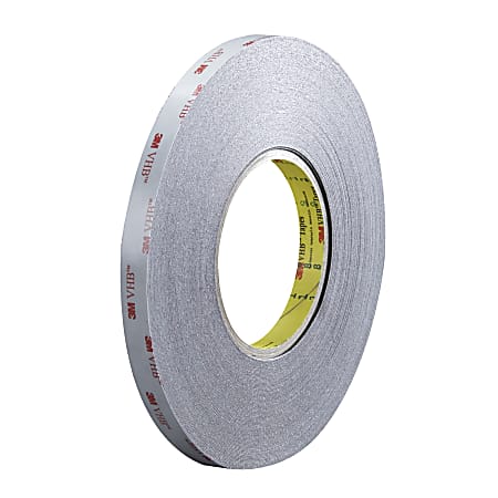 3M™ VHB™ 5915 Tape, 1.5" Core, 0.5" x 5 Yd., Black