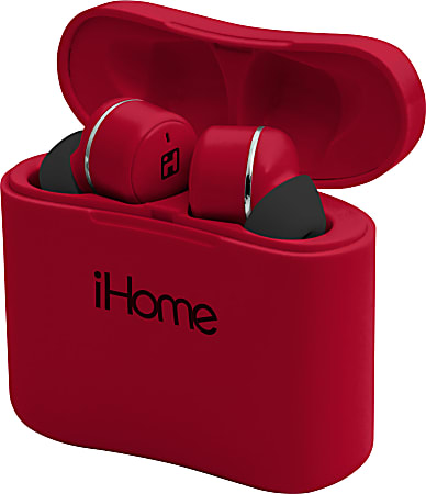 iHome XT 47 Pop Up Sticks True Wireless Bluetooth In Ear Earbuds Red