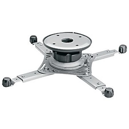 OmniMount WorldMount 3N1-PJT Universal Projector Ceiling Mount - 40 lb - Platinum