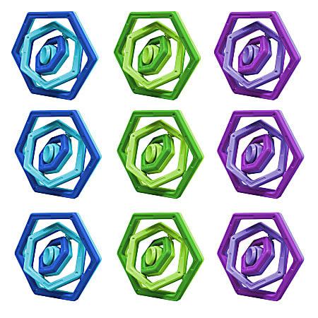 The Pencil Grip Hexle Fidget Toys, Multicolor, All Ages, Bundle Of 3 Toys