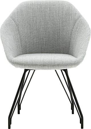 Allermuir Famiglia Side Chair, Ash/Black