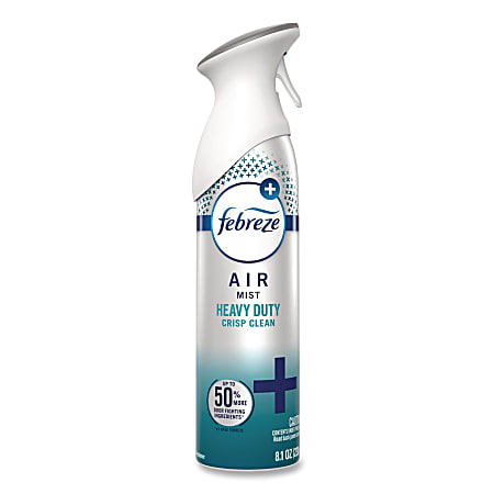 Febreze, AIR, Heavy-Duty Crisp Clean, 8.1 oz Aerosol Spray
