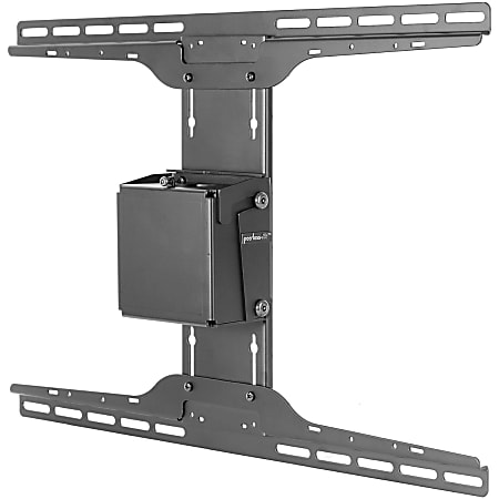 Peerless Straight Column Ceiling Mount PLCM-2-UNL - Mounting kit (tilt/swivel ceiling mount) - for flat panel - fused epoxy - black powder coat - screen size: 32"-65" - ceiling mountable