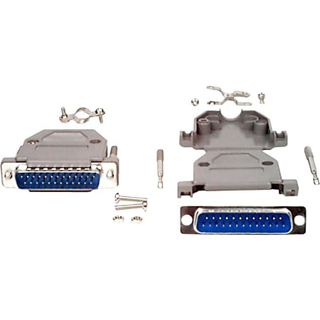 StarTech.com Assembled DB25 Male Solder D-SUB Connector with Plastic Backshell