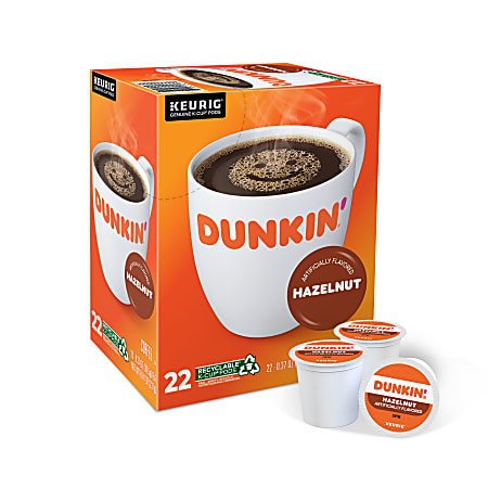 Dunkin donuts top hazelnut coffee