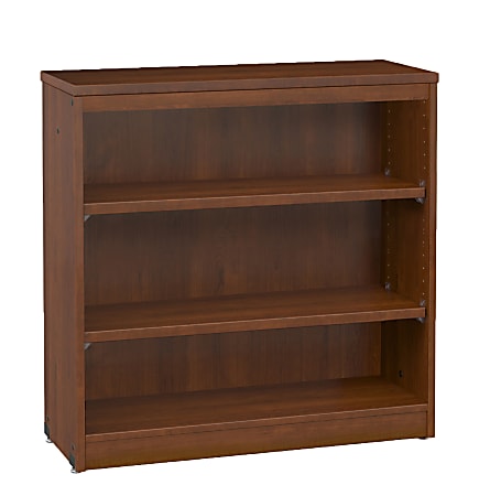Office Stor Plus Bookcase, 4-Shelf, Executive Cherry