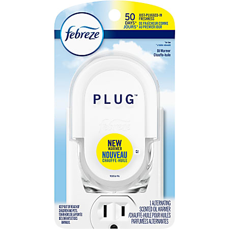 Febreze Plug Scented Oil Warmer - 4 / Carton - Off White