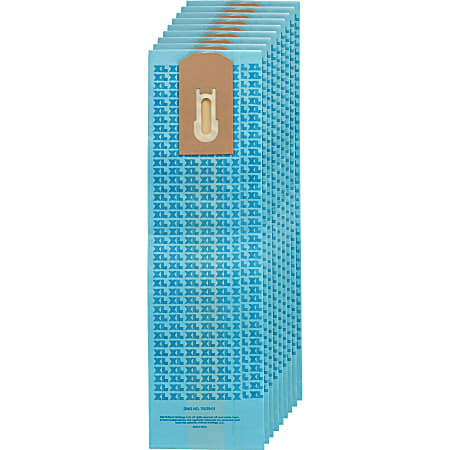 Oreck XL Standard Filtration Bags - 9/Pack - 34 / Carton - Blue