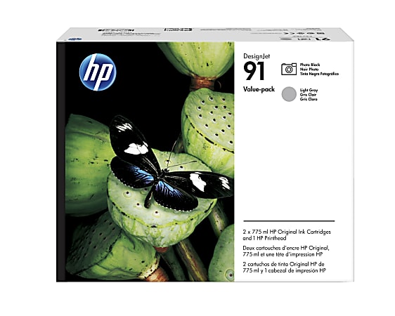 HP 91 Black/Gray Printhead (P2V38A)