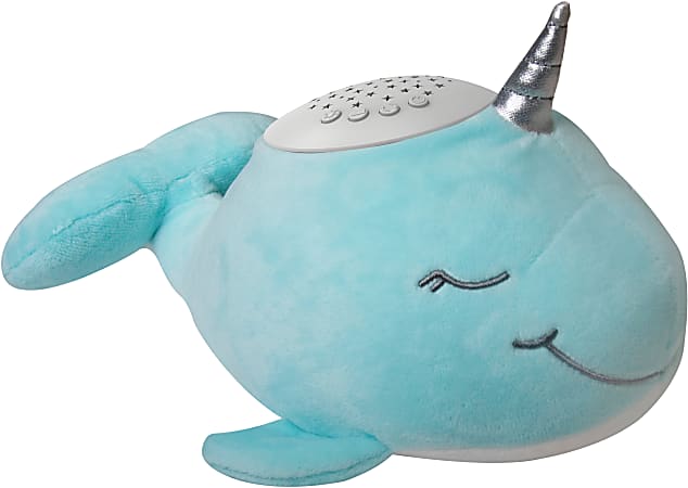 Pure Enrichment PureBaby Sound Sleepers Sound Machine, 9"H x 5-3/8"W x 4"D, Narwhal