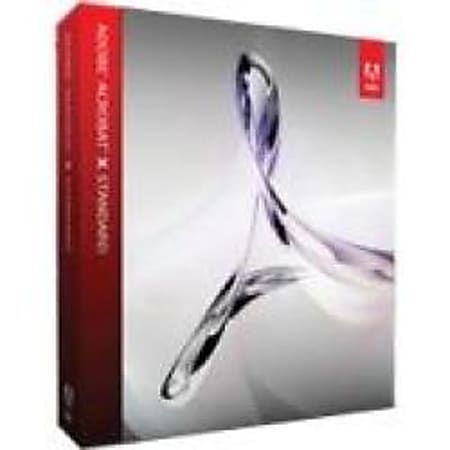 Adobe Acrobat X Standard - Version Upgrade Package - 1 User