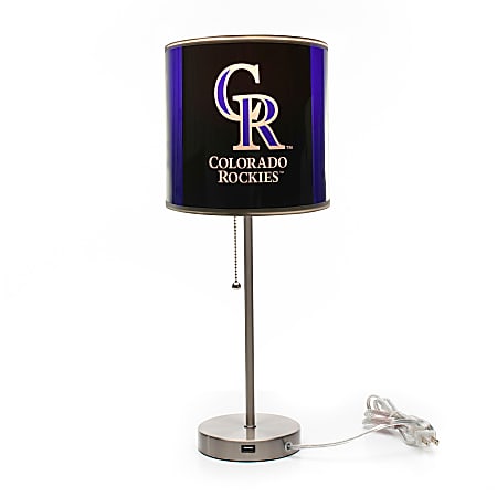 Imperial MLB Table Lamp, 19"H, Colorado Rockies