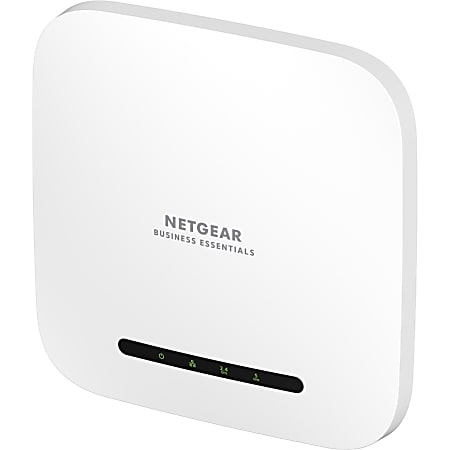 Netgear WAX220 Dual Band IEEE 802.11 a/b/g/n/ac/ax/e 4.10 Gbit/s Wireless Access Point - Indoor - 2.40 GHz, 5 GHz - 1 x Network (RJ-45) - 15.20 W - Ceiling Mountable, Wall Mountable, Standalone