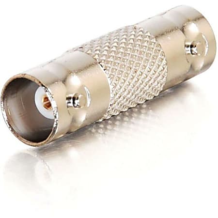 C2G BNC F/F Inline Adapter - 1 x BNC Female - 1 x BNC Female - Silver