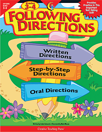 Creative Teaching Press® Following Directions, Grades 3 - 4