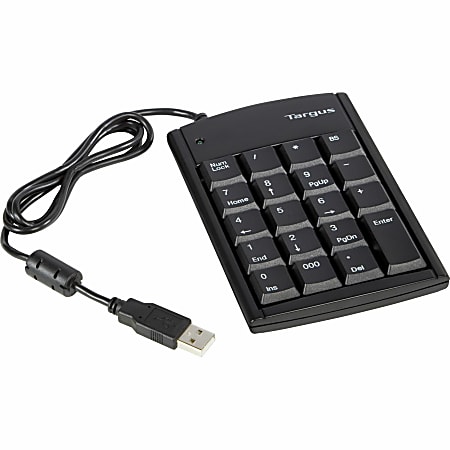 Targus® Ultra Mini 19-Key Numeric Keypad With USB