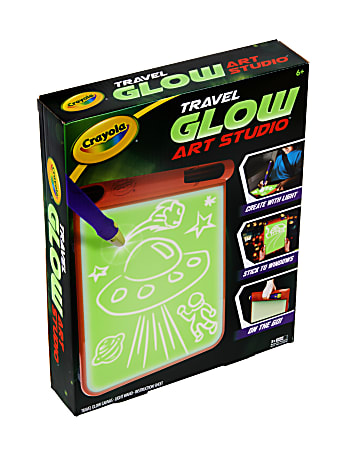Glow In the Dark ABC and Number Practice with Crayola Lightboard