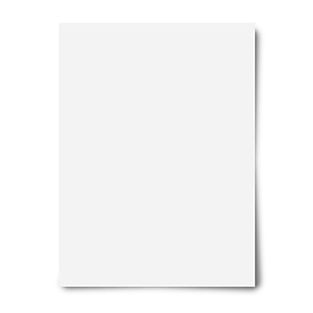 Office Depot® Brand Poster Board, 22" x 28", White