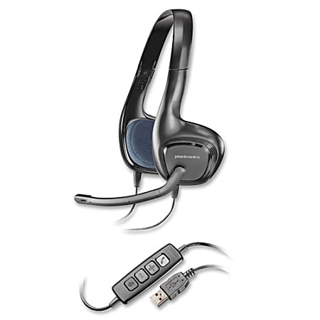 Plantronics® .Audio 628 Headset, Black/Blue