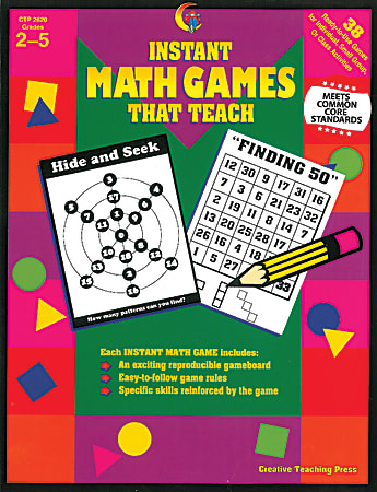 Creative Teaching Press® Math Games That Teach, Grade 2 - 5