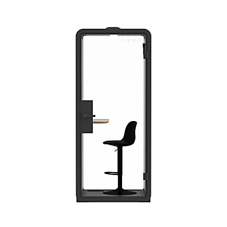 FlexiSpot P1F2G 1-Person Soundproof Booth, Gray, 93"H x 40"W
