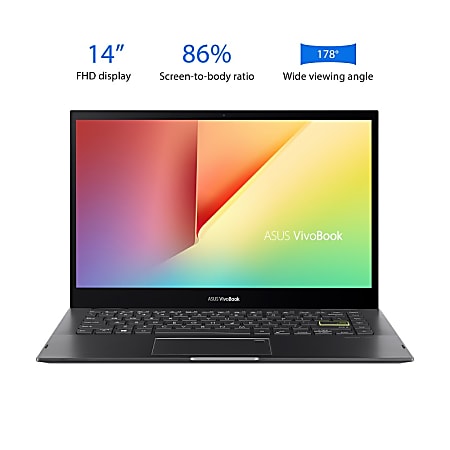 ASUS VivoBook Flip 14 Thin Light 2 in 1 Laptop 14 Screen Intel