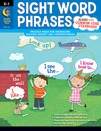 Creative Teaching Press® Sight Word Phrases, K - Grade 1