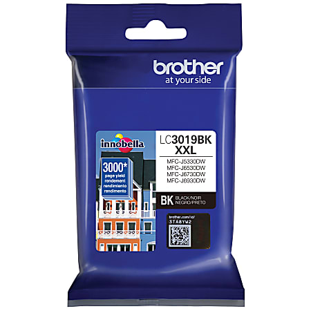 Brother® LC3019I Black Extra-High-Yield Ink Cartridge, LC3019BK