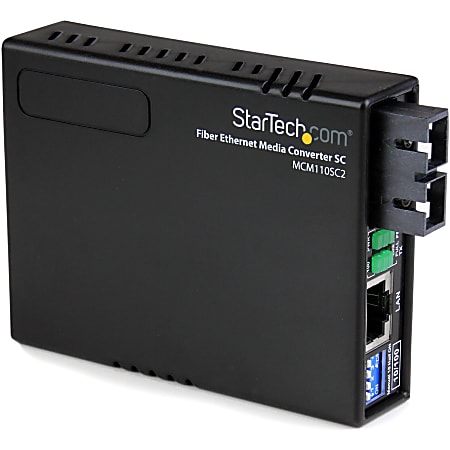 StarTech.com 10/100 Fiber to Ethernet Media Converter Multi Mode SC 2 km