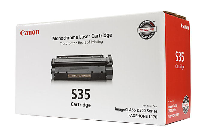 Canon® S35 Black Toner Cartridge, 8955A001