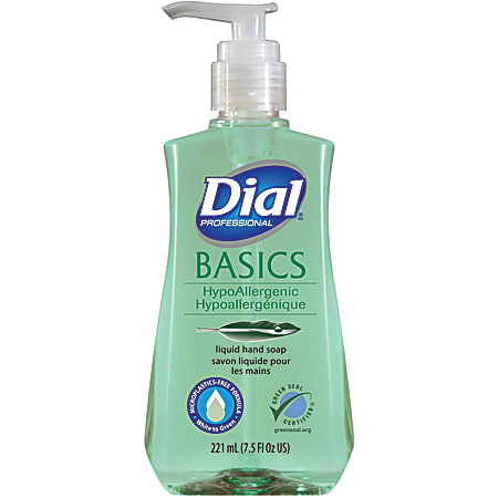 Dial Basics Liquid Hand Soap, Unscented, 7.5 Oz