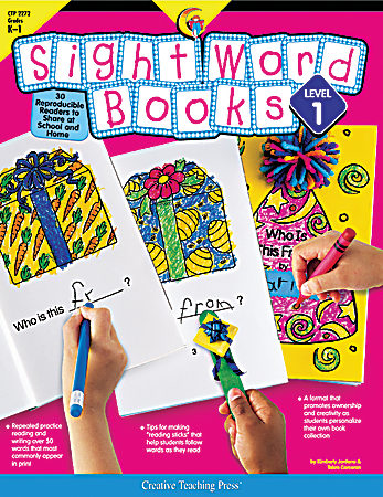 Creative Teaching Press® Super Sight Word Books Level 1, K - Grade 1