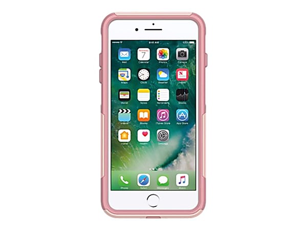 OtterBox iPhone 8 Plus & iPhone 7 Plus Commuter Series Case - For Apple iPhone 7 Plus, iPhone 8 Plus Smartphone - Ballet Pink - Smooth - Polycarbonate, Synthetic Rubber, Silicone