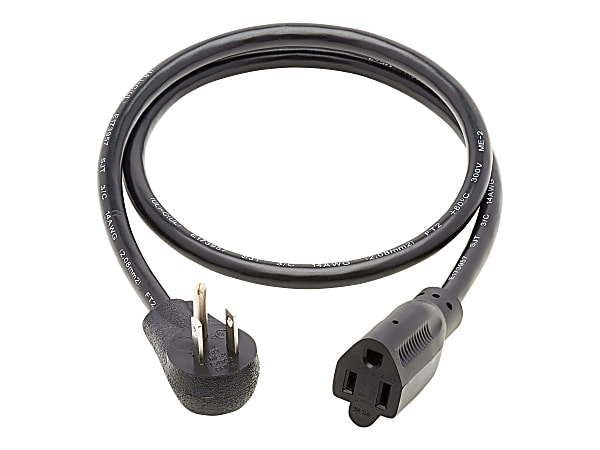 Tripp Lite Power Extension Cord Right-Angle 5-15P to