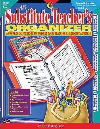 Creative Teaching Press® Substitute Teacher's Organizer, K - Grade 5