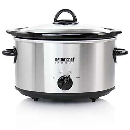 Brentwood Select 7 Quart Slow Cooker Silver - Office Depot