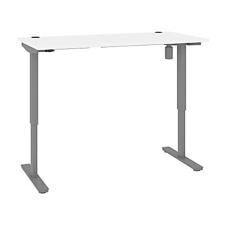 Bestar Upstand Electric 60”W Standing Desk, White