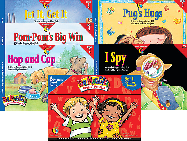 Creative Teaching Press® Dr. Maggie's Phonics Readers, Set 1: Getting Started!, Pack Of 6