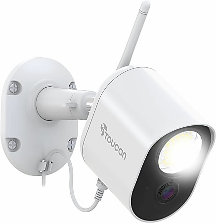 Toucan TSLC100W Security Floodlight Camera, 8.75"H x